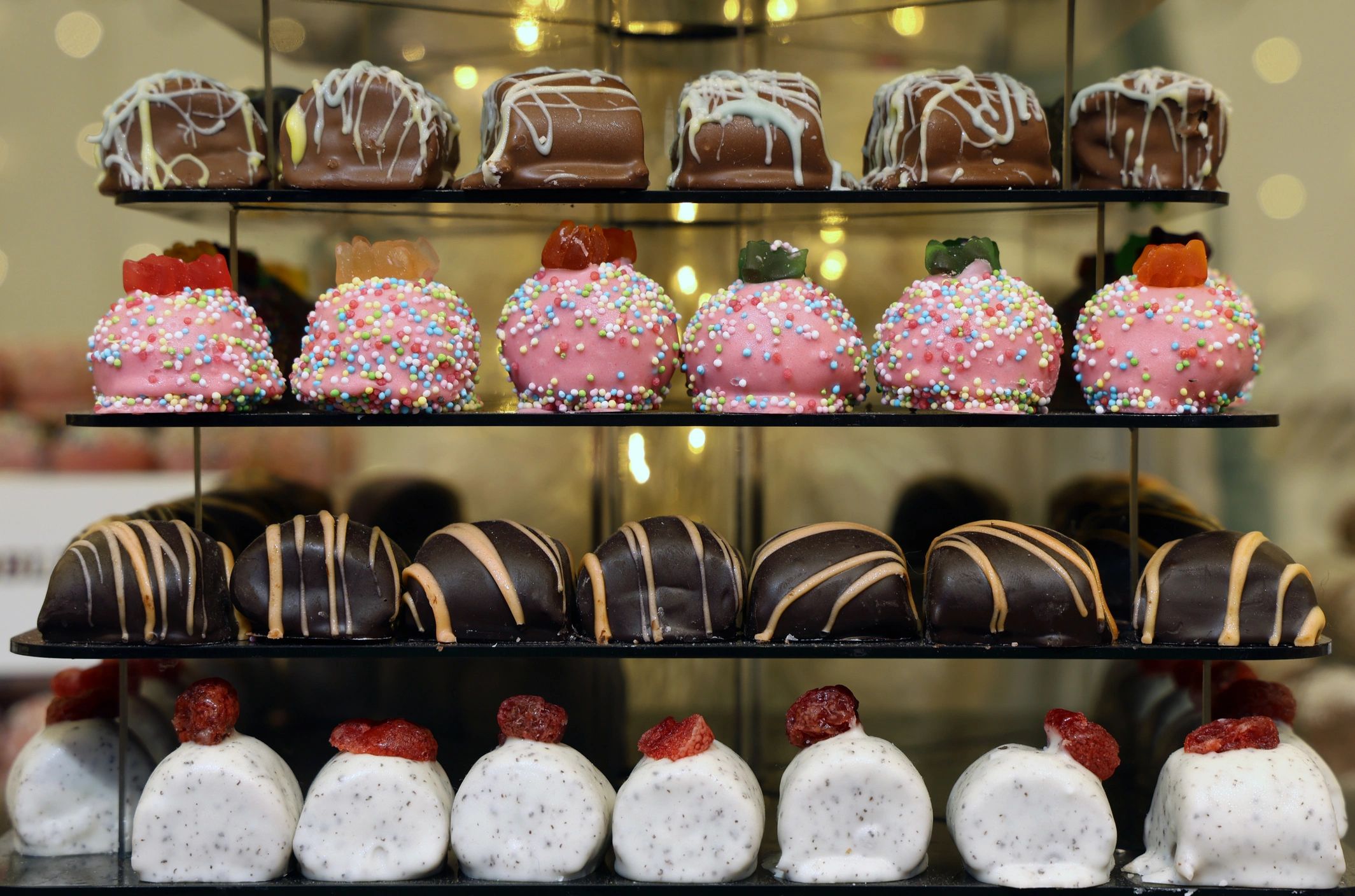 Decorated cakes at fantastic bakers